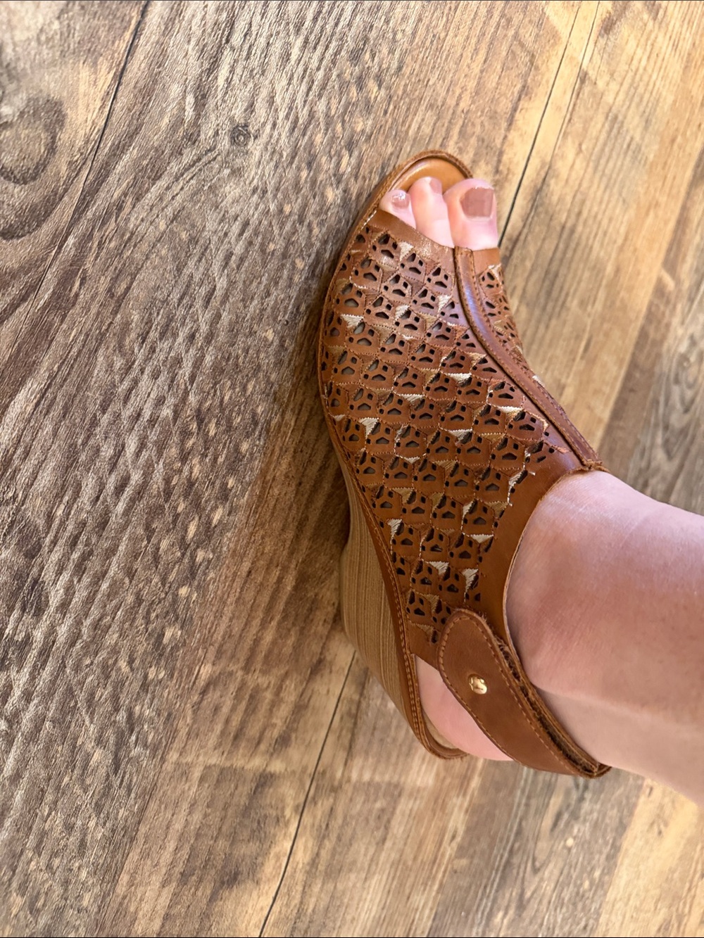 Pikolinos wedge heals with open toe - Picture 9 of 9